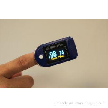Bluetooth Fingertip Pulse Oximeter , Dual-color OLED Displa